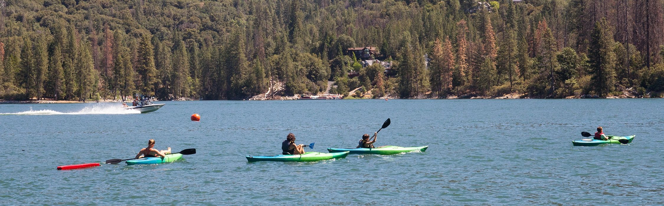 Kayaking on Bass Lake at Skylake