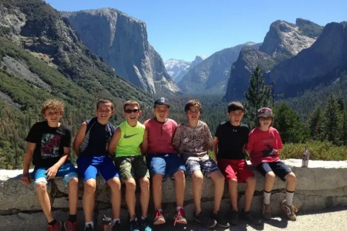 Boys in Yosemite